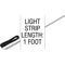 Light Strip, PAL LED, 1ft, w/Diffuser Lens, 65ft Cord 57-330-2100