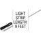 Light Strip, PAL LED, 9ft, w/Diffuser Lens, 65ft Cord 57-330-2116