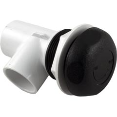 On/Off Valve, Waterway, 1"s x 1"s, Single Port, Black 26-270-1217