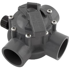 Diverter Valve, Jandy/Zod, 1-1/2"s/2"spg Pos Seal,3 Way,Gray 26-295-1000