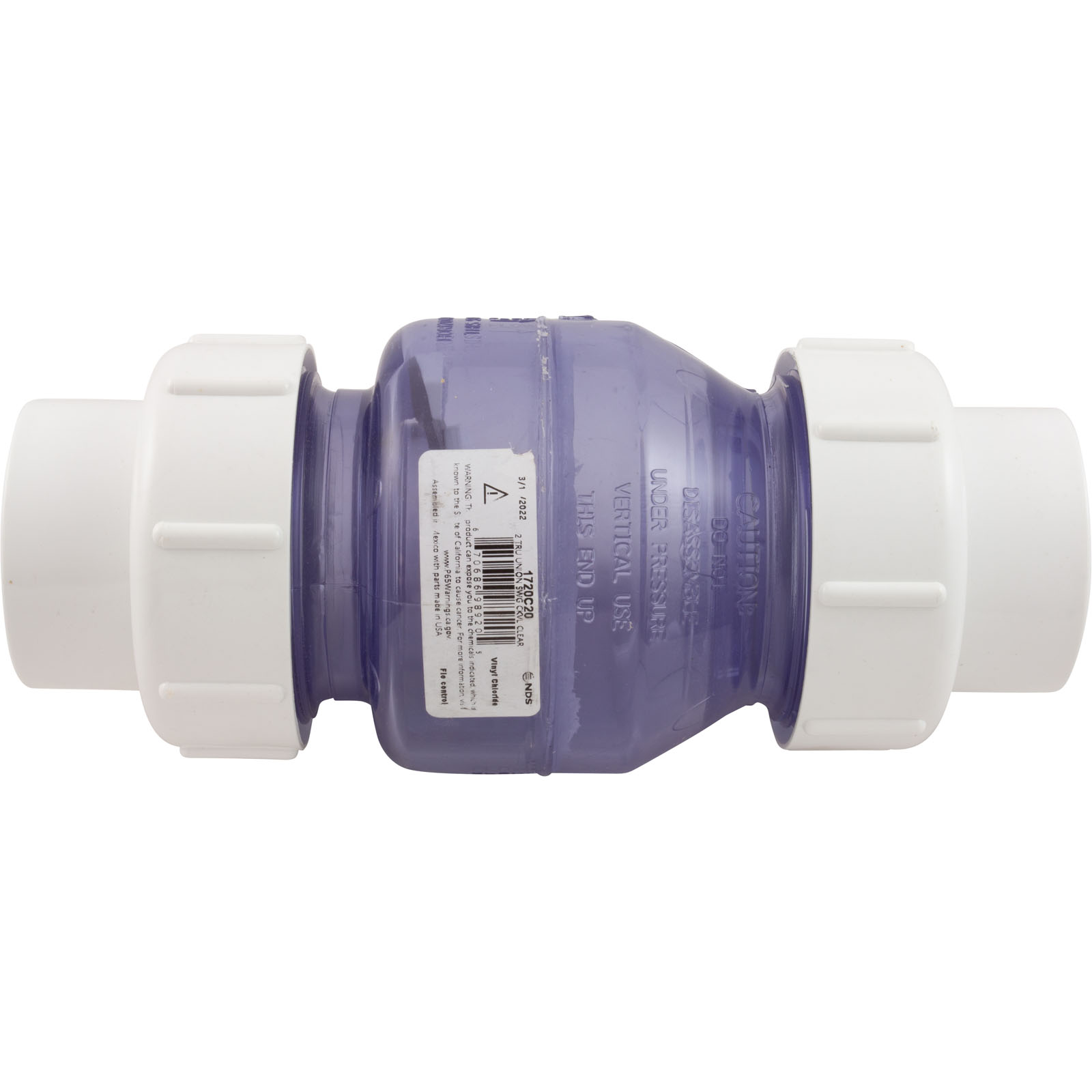 Spas & Pools - 1720C20 Check Valve Flo Control Swing 2