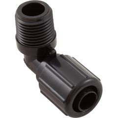 Tube Ftng,Pentair Auto.Feeder 300-29X,320,322,1/2x 90 w/Nut 43-196-1038