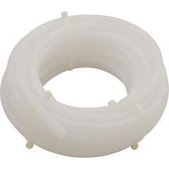 Tubing, Discharge, Blue-White,3/8"od,25ft,Clear Polyethylene 43-213-1126