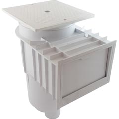 Skimmer Complete, Hayward SkimMaster, 2", Square Cover,White 50-150-1040