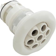 Jet Intl, WW Poly Jet,3-3/8"fd,Massage,Textured Scal,White 55-270-1202