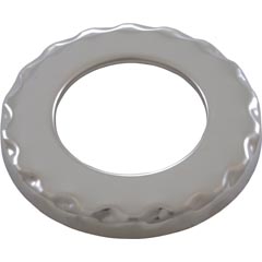 Escutcheon, Waterway Poly Jet, Deluxe Scalloped Stainless 55-270-1282