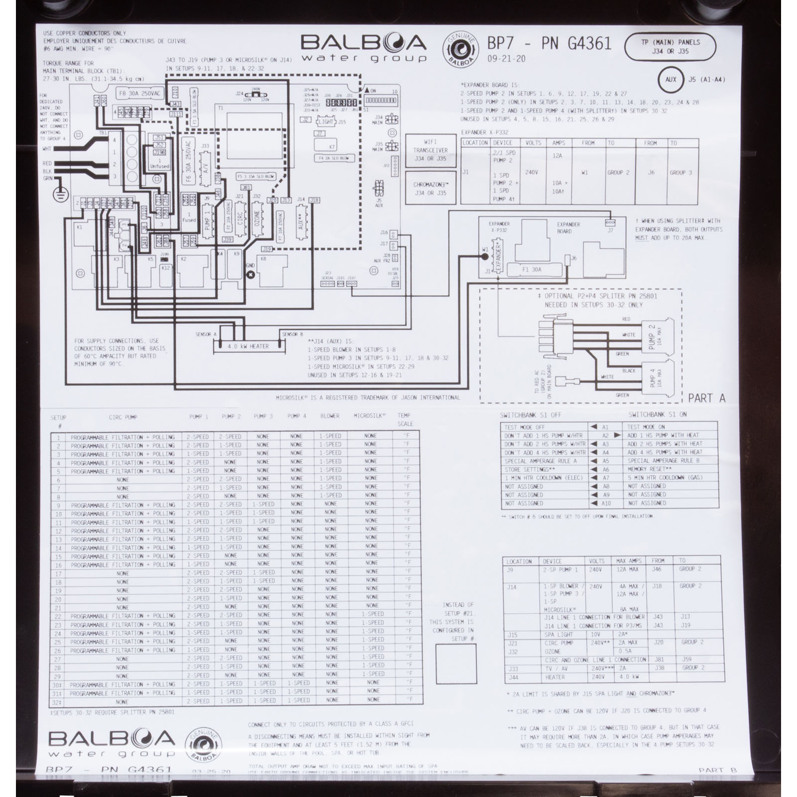 Spas Pools G G Control Only Box Balboa Water Group Bp