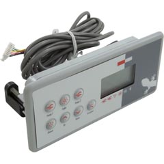 Topside, Gecko TSC-8/K 8, 7 Button, 2 Pump, Large Rec, LCD 58-337-1566