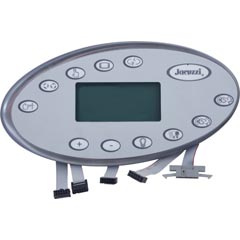 Topside, Jacuzzi J-400 LCD 60Hz Series, 11 Button, 2006-2009 58-453-1218