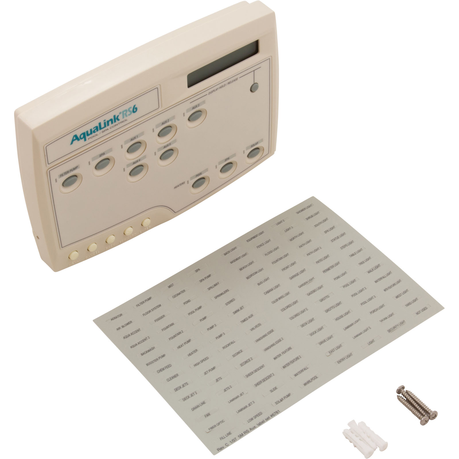 Jandy Aqualink Rs Control Panel Manual