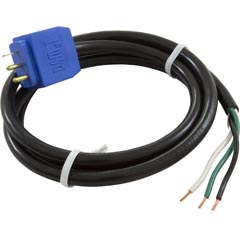 Circ Pump Cord, H-Q, Molded, 48", 115v/230v, 10A, Blue 60-355-1026