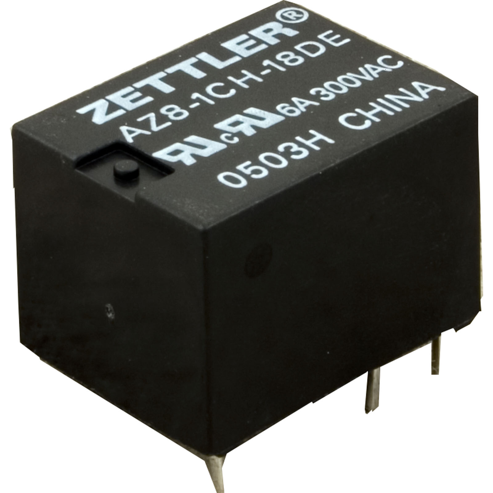 Spas & Pools - Az8-1ch-18de Relay Zettler Single Pole Double Throw 6a 18vdc