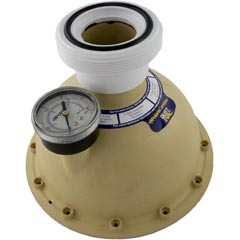 Top Housing, Zodiac Polaris Dust & Vac, w/Pressure Gauge 87-100-1073