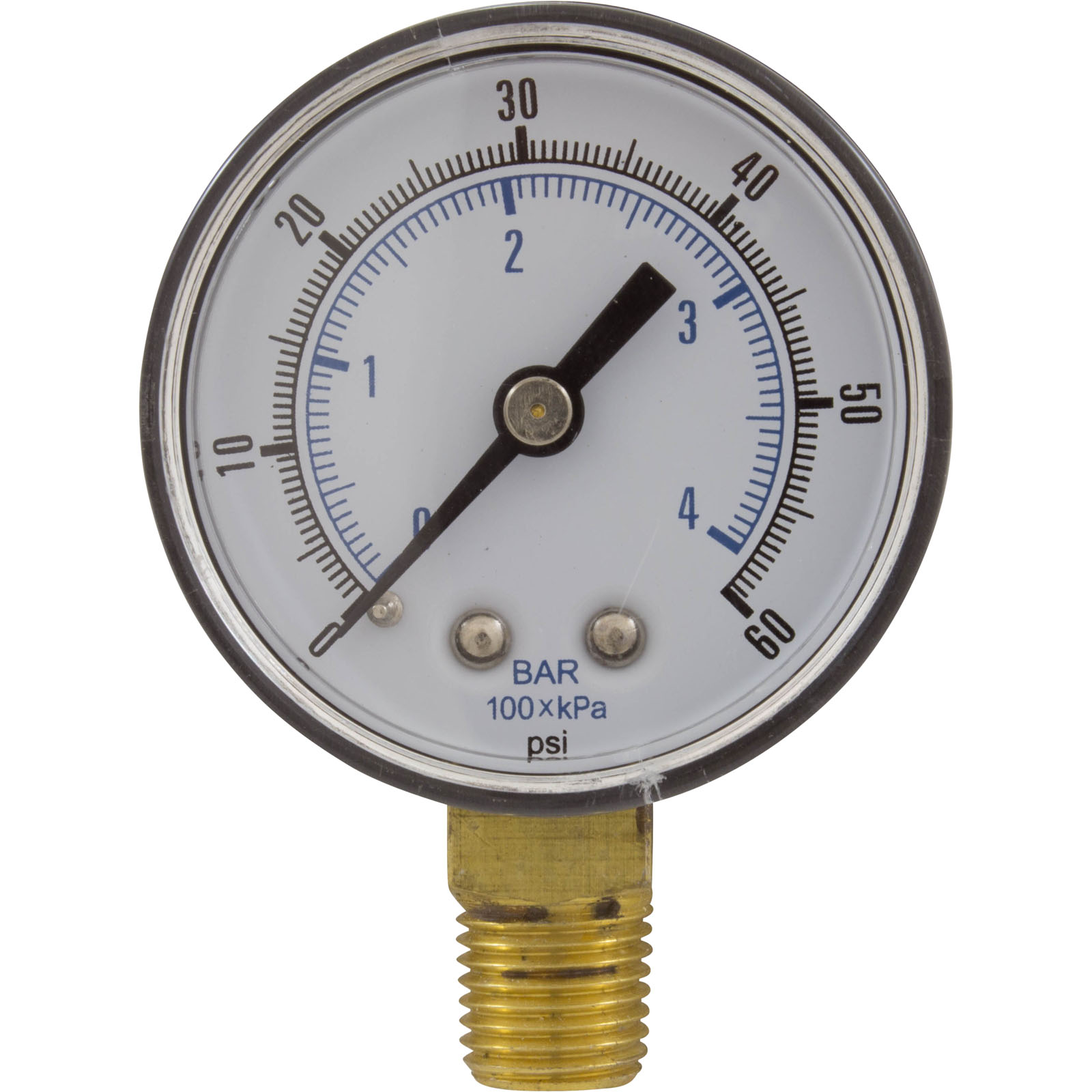 Spas & Pools - 005-302-3590-00 Pressure Gauge Paramount Water Valve