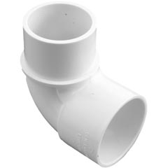 90 Elbow, Sweep, Gentekk, 2" Slip x 2" Spigot, Compact 89-174-2235