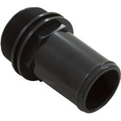 Hose Adapter, WW, 1-1/2"mpt x 1-1/2"hose, Male Smooth, Blk 89-270-1180