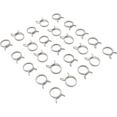 Tubing Clamp, Quantity 25, 1.000" Ideal OD, Double Wire 89-555-1100