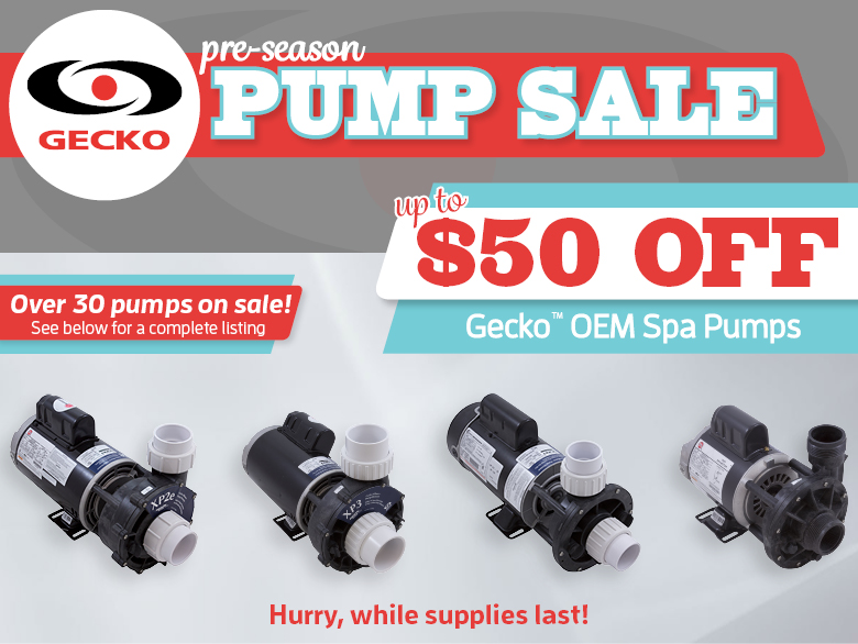 Gecko™ Spa Pump Sale
