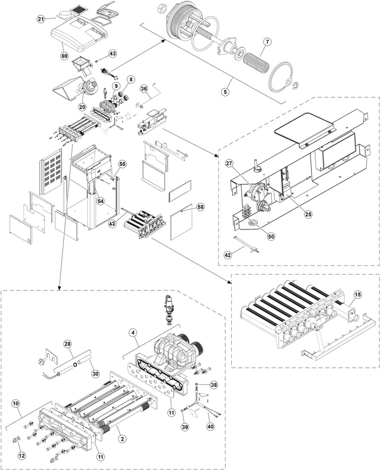 Waterpik Laars LX/LT Low NOx Heater (Mfg 2003-2007)